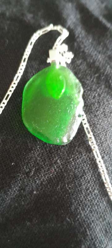 Seaglass Necklace Green