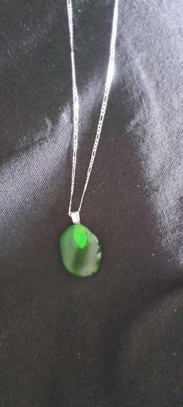 Seaglass Necklace Green