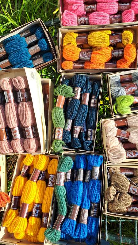 DMC tapestry yarn/wool as new - many colours- R10  per skein