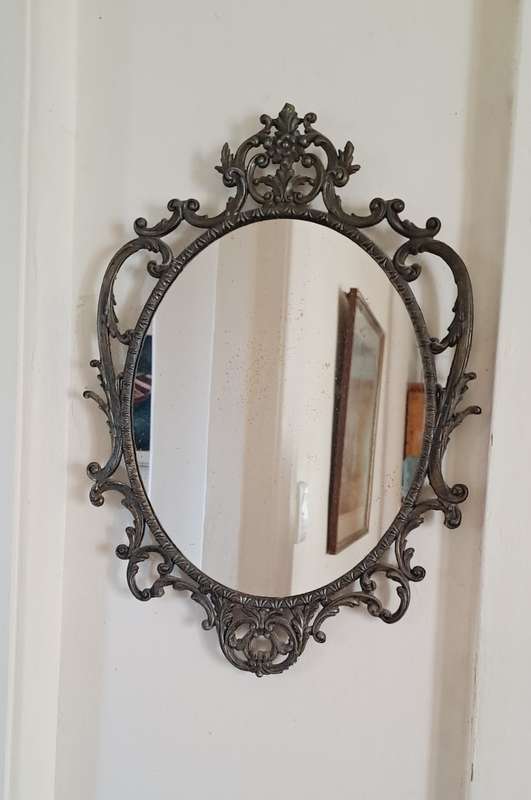 Ornate mirror - Italian? 44 x 29cm