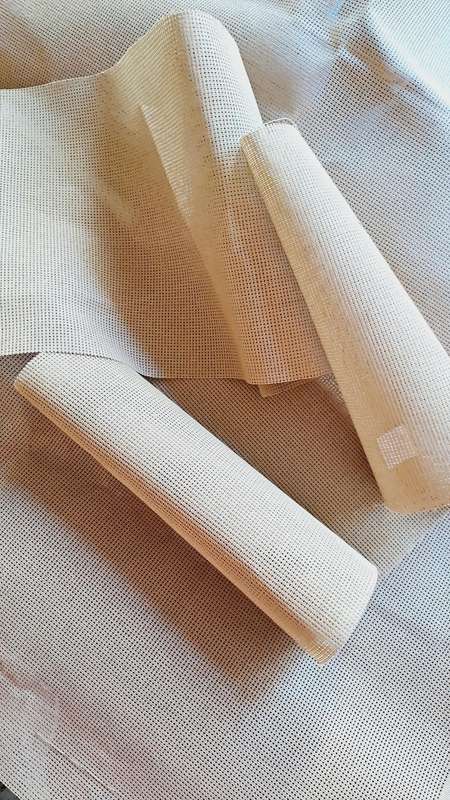Tapestry / needlepoint canvas pieces - 10 count - 3 pieces - double thread