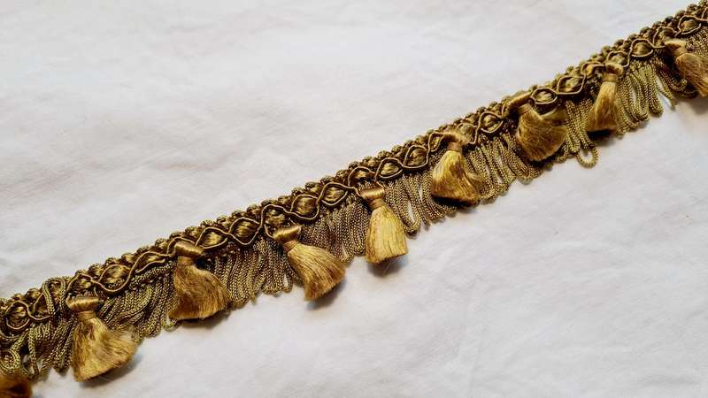 Vintage tassle fringe  150cm long 3 cm wide