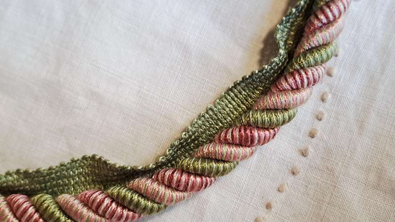 Thick cushion cord piping remnant -  4 metres long