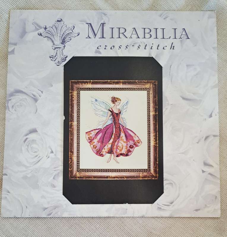 Mirabilia cross stitch pattern - January's Garnet Fairy