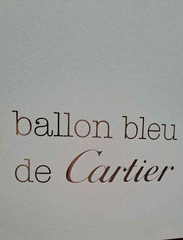 Ballon Bleu de Cartier