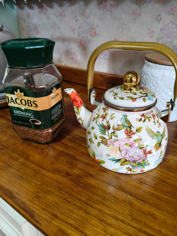 Enamel teapot