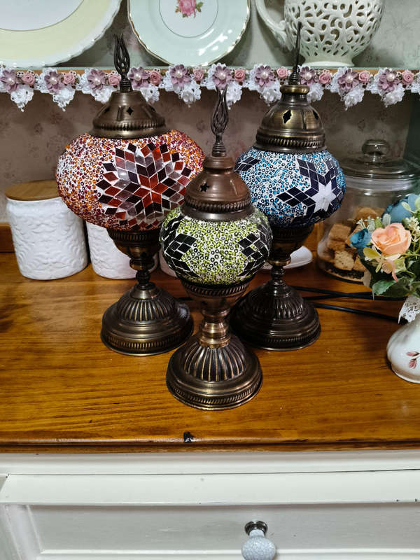 3 Moroccan Style Lamps