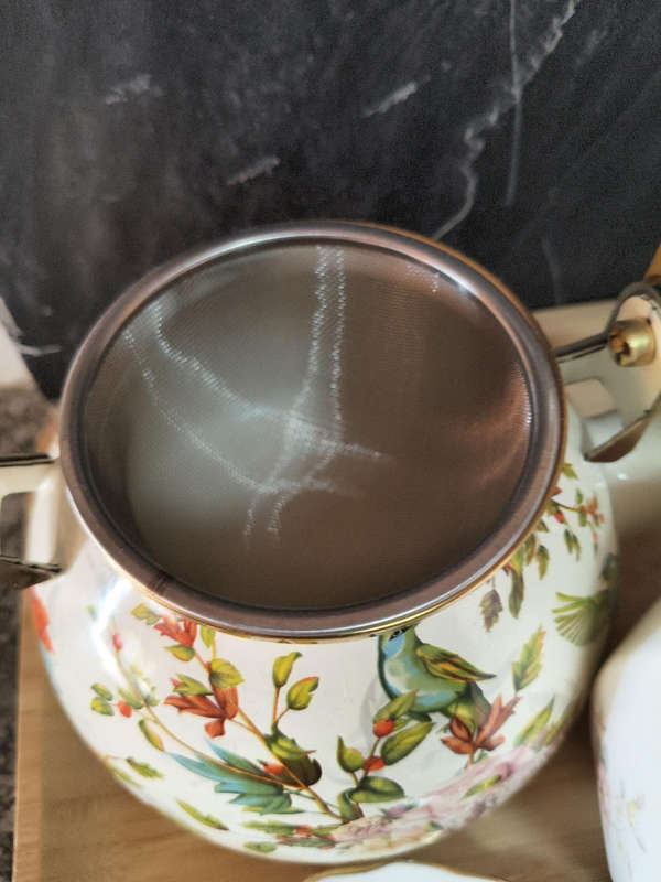 Enamel teapot
