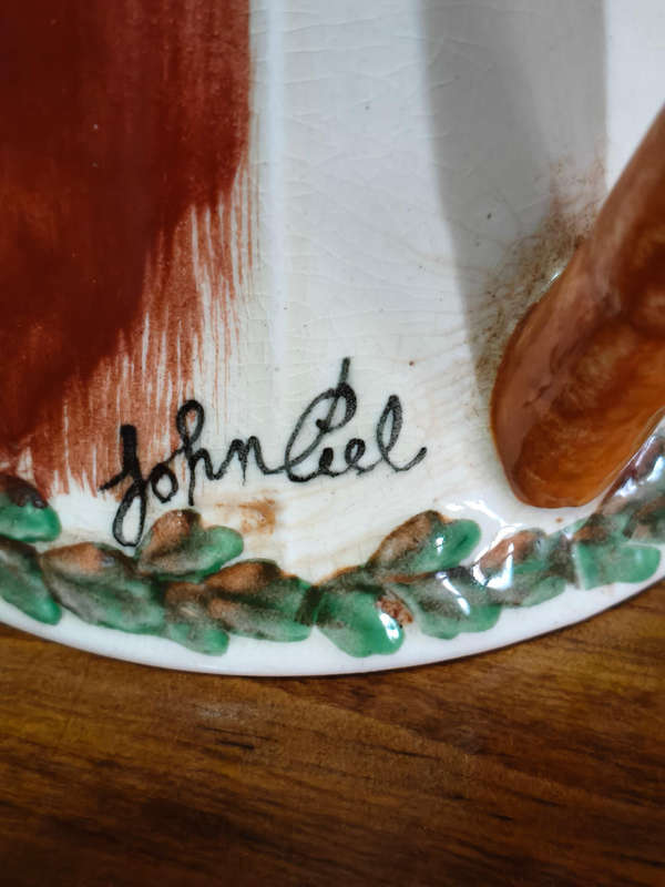 1930s JOHN PEEL CROWN DEVON MUSICAL MUG