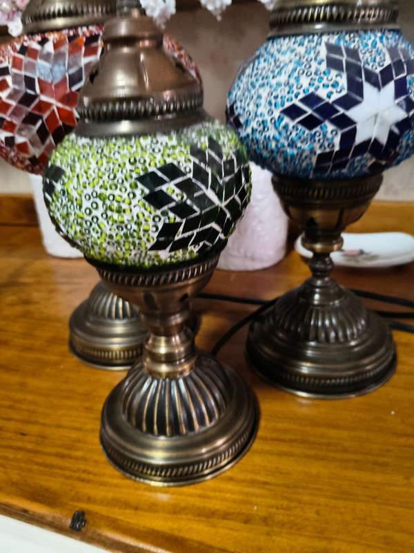 3 Moroccan Style Lamps