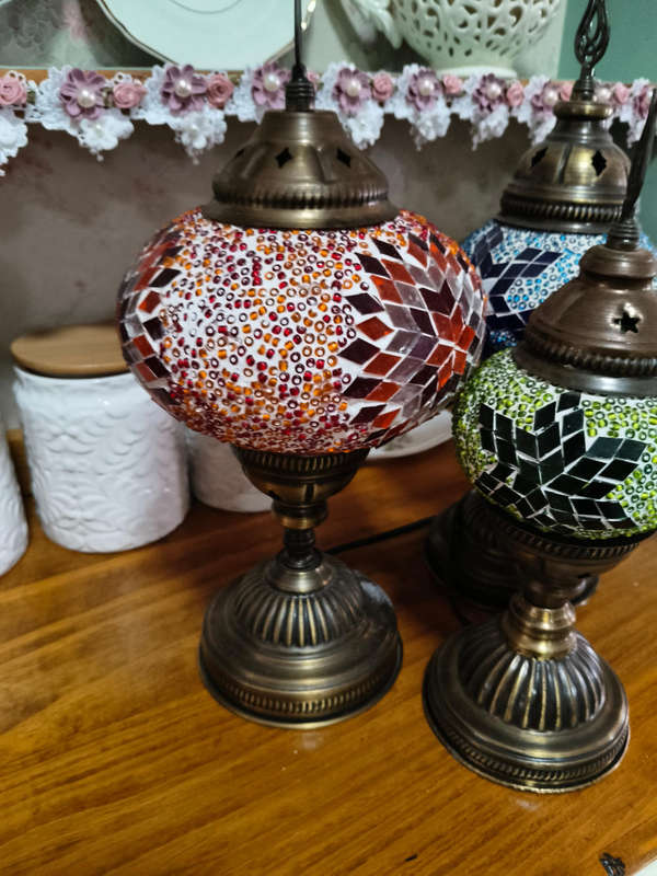 3 Moroccan Style Lamps