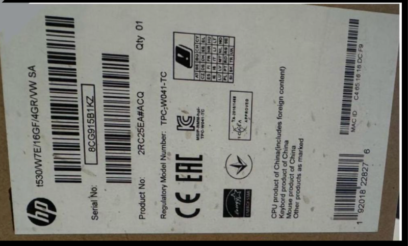 Thin client T530/W7E 16GF 4GR