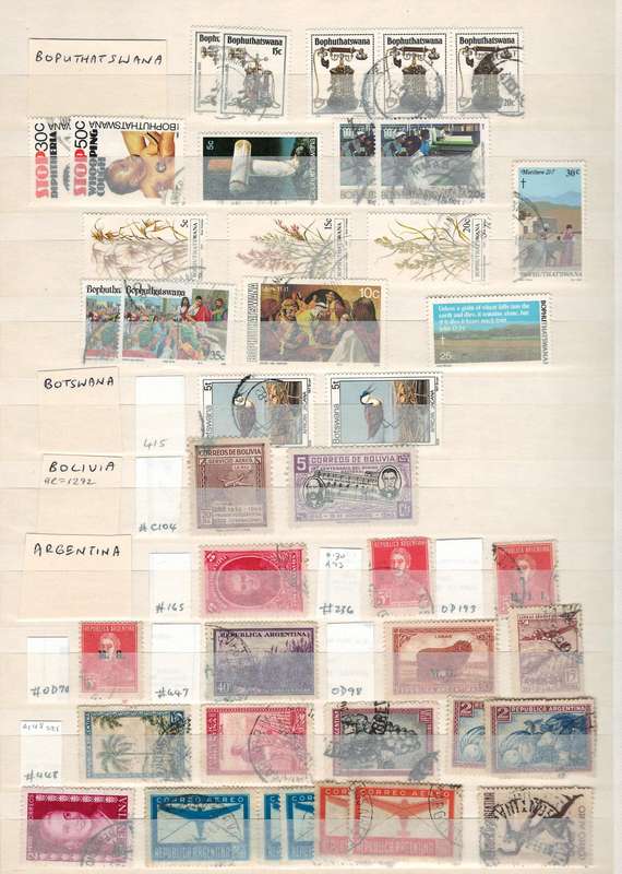 16 Page (32 sides, 10 rows) Stock Book (very fine). Argentina to Cirenaica (details below)