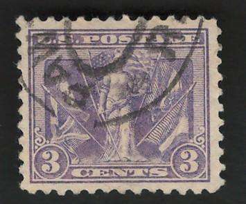 USA-Scott 1919  Victory Issue #537 Violet. Price R14 (cv R74)