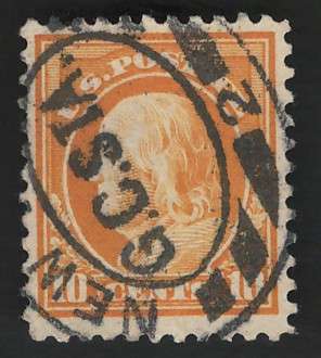 USA-Scott 1917/19  (P11) #510 10c Orange Yellow. Price R10