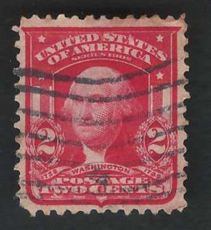USA-Scott 1903/08 Type I #319 Bright Carmine. Price R4