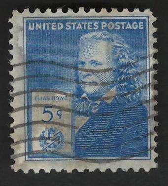 USA 1940 Elias Howe (American Inventors). Scott #892. 5c.
