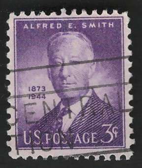 USA 1945 Alfred E. Smith, NY Governor Scott #937.
