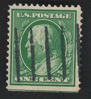 USA-Scott 1910/11 #374 1c Light Green. Price R5