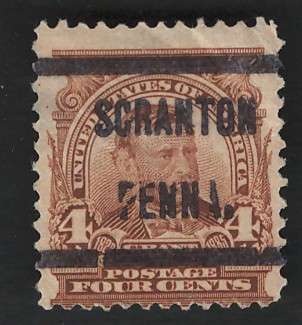 USA Scott 1902/03 #303 4c (Scranton pre-cancel. Price R13 (cv R58)