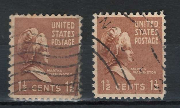 USA 1938 Pres. Iss. Scott #805 1½c (Bistre Brown & Buff).