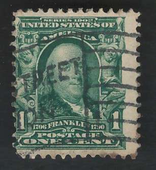 USA-Scott 1902/03 #300 1c Green. Price R7