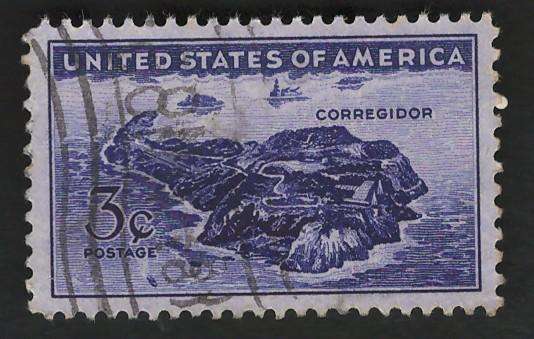 USA 1944 Corregidor, Manila Scott #925 3c.