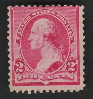 USA Scott 1890/93 #220 2c Rose (Unused). Price R45 (cv R390)