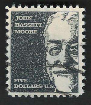 USA 1965-78 Prominent Americans: John Bassett Moore $2. Scott #1295