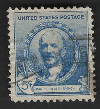 USA 1940 Daniel C French (American Artists) Scott #887 5c