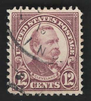 USA 1931 (P11x10½) Scott #693 12c Brown Violet. Price R5