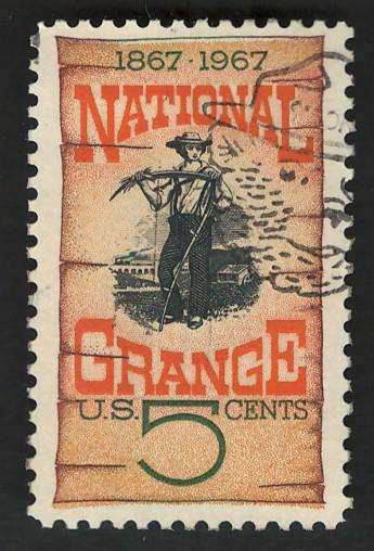 USA 1967 National Grange Poster: American Farmers Organization. Scott #1323