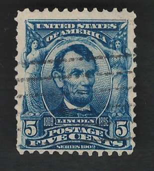 USA-Scott 1902/03 #304 5c Bright Blue. Price R11 (cv R58)
