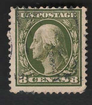 USA-Scott 1908/09 P12 #337 8c Deep Olive Green. Price R13