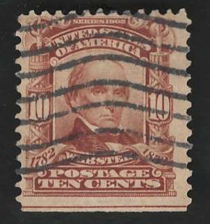 USA-Scott 1902/03 #307 10c Dark Red Brown. Price R16 (cv R78)