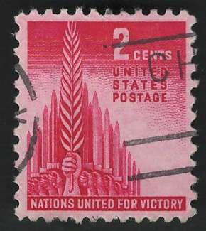 USA 1943 Allegory of Victory Scott #907 2c.