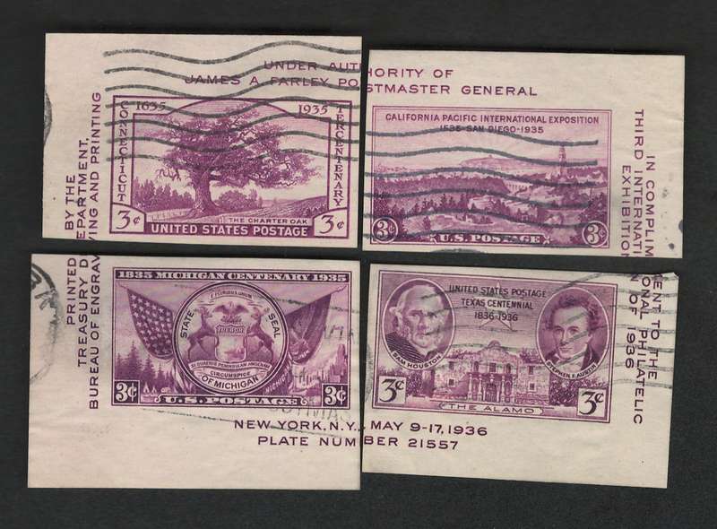 USA 1936 3rd Phil. Expo Scott #778 Full Sheet of 4. Price R8