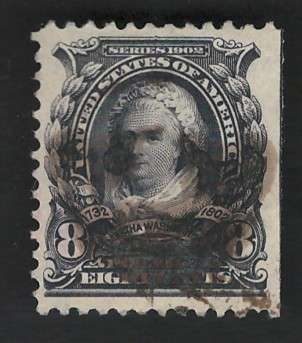USA-Scott 1902/03 #306 8c Gray Lilac. Price R16 (cv R78)