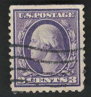 USA-Scott 1917/19  P11 #501 3c Dark Violet (Type I). Price R7