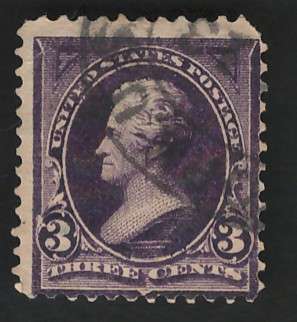 USA-Scott 1895 #268 3c Dark Purple. Price R13