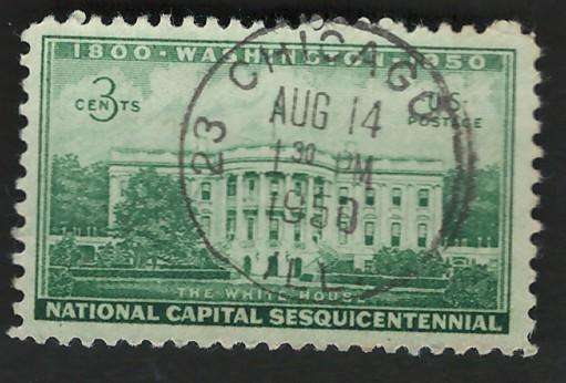USA 1950 Executive Mansion. Scott #990