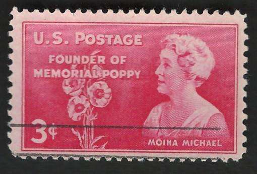 USA 1948 Miona Michael and Poppy Plant. Scott #977