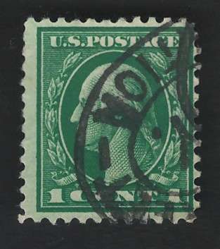 USA-Scott 1917/19  (P11) #498 1c Green. Price R5