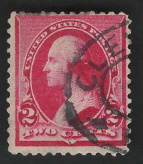 USA Scott 1890/93 #220 2c Dark Carmine. Price R5