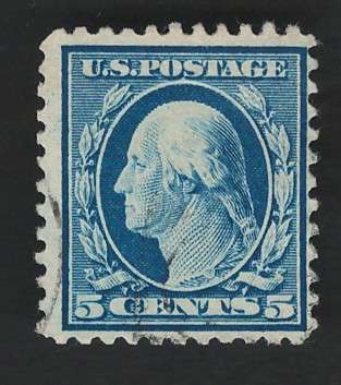 USA-Scott 1917/19  P11 #504 5c Light Blue. Price R5