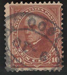 USA Scott 1897/1903 #283 (Type II) 10c Brown