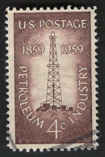 USA 1959 Petroleum: Oil Derrick. Scott #1134