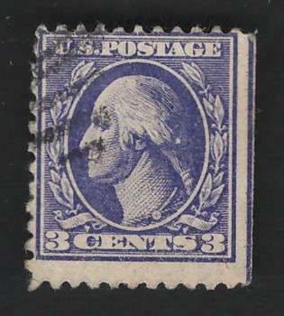 USA-Scott 1918/20  P11 #530 3c Slate Violet (Type IV). Price R9