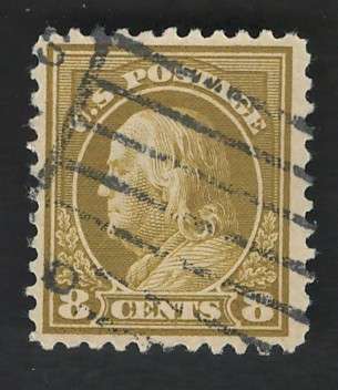 USA-Scott 1917/19  P11 #508 8c Olive Bistre. Price R12