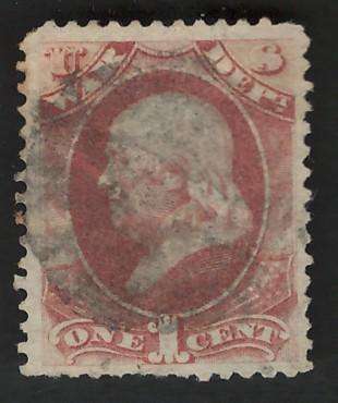 USA Scott 1873 Official Stamps: War #O83 1c Rose